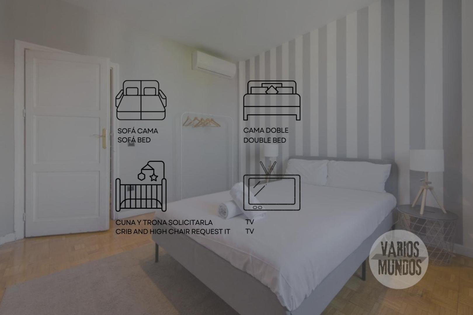 Apartamento De 4Hab En La Latina Con Vistas A Madrid Centro Екстериор снимка